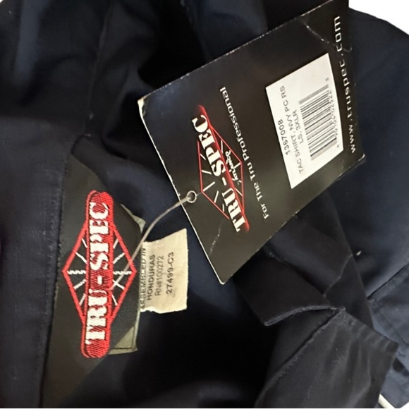 Tru-Spec Navy‎ Shirt nwt - Picture 6 of 6